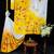 Off white japan devsena satin saree japan satin digital print blouse