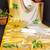 Lemon yellow japan devsena satin saree japan satin digital print blouse