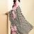 Multicolor japan devsena satin saree japan satin digital print blouse