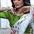 White japan devsena satin saree japan satin digital print blouse