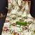 White japan devsena satin saree japan satin digital print blouse