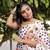 White japan devsena satin saree japan satin digital print blouse