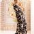 Black japan devsena satin saree japan satin digital print blouse