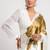 White japan devsena satin saree japan satin digital print blouse