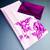Baby pink japan devsena satin saree japan satin digital print blouse