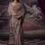 Grey japan devsena satin saree japan satin digital print blouse