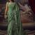 Olive japan devsena satin saree japan satin digital print blouse