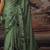 Olive japan devsena satin saree japan satin digital print blouse
