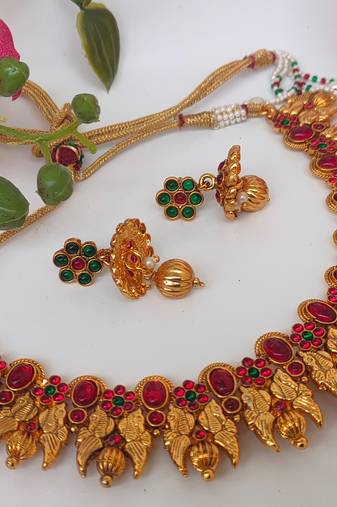 Multicolor agate peacock jewellery