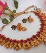 Multicolor agate peacock jewellery