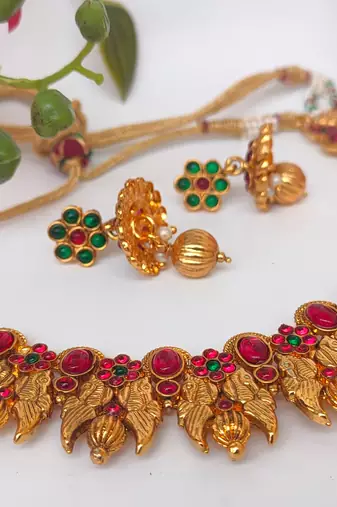 Multicolor agate peacock jewellery