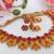 Pink agate peacock jewellery