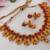 Pink agate peacock jewellery