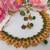 Green agate peacock jewellery