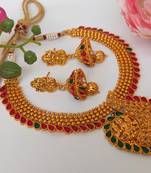 Multicolor agate temple jewellery