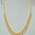 Gold color pearls necklace