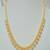 Gold color pearls necklace