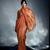 Rust tissue heavy sequince & khatli work cut dana border with heavy designer blouse party wear saree