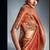 Rust tissue heavy sequince & khatli work cut dana border with heavy designer blouse party wear saree
