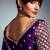 Purple tissue heavy sequince & khatli work cut dana border with heavy designer blouse party wear saree
