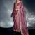 Onion pink tissue heavy sequince & khatli work cut dana border with heavy designer blouse party wear saree