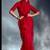 Red tissue heavy moti & khatli work cut dana border with heavy designer blouse party wear saree