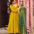pv-silk chanderi embroidered kurta set with stitched top, bottom & dupatta