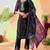 pv-silk chanderi embroidered kurta set with stitched top, bottom & dupatta