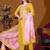 viscose rayon embroidered kurta set with matching viscose rayon dupatta