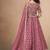 Organza Embroidered Pink Designer Long Lehenga Choli