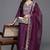 pv-silk chanderi embroidered kurta set with stitched top, bottom & dupatta