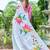 White pure bagru fancy hand printed sarees with blouse