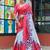 Pink pure bagru fancy hand printed sarees with blouse