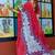 Pink pure bagru fancy hand printed sarees with blouse