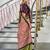 Mehendi mulmul cotton printed  fancy saree with blouse
