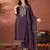 silk blend embroidered kurta set with matching silk blend dupatta