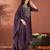 silk blend embroidered kurta set with matching silk blend dupatta
