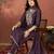 silk blend embroidered kurta set with matching silk blend dupatta