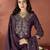silk blend embroidered kurta set with matching silk blend dupatta