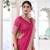 Grace in Every Thread Chinon Self-Printed Saree with Zari Weaving