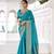 Grace in Every Thread Chinon Self-Printed Saree with Zari Weaving