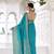 Grace in Every Thread Chinon Self-Printed Saree with Zari Weaving