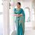Grace in Every Thread Chinon Self-Printed Saree with Zari Weaving