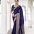 Grace in Every Thread Chinon Self-Printed Saree with Zari Weaving