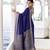 Grace in Every Thread Chinon Self-Printed Saree with Zari Weaving