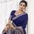 Grace in Every Thread Chinon Self-Printed Saree with Zari Weaving