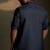 Blue embroidered chanderi nehru jacket