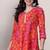 Bandhani Print Rayon Short Kurti with Gota Work – Festive & Casual Wear Top for Women