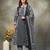 black floral print sequins work cotton a-line kurta and trouser with dupatta set