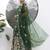 green cotton sleeveless kurta palazoo dupatta set